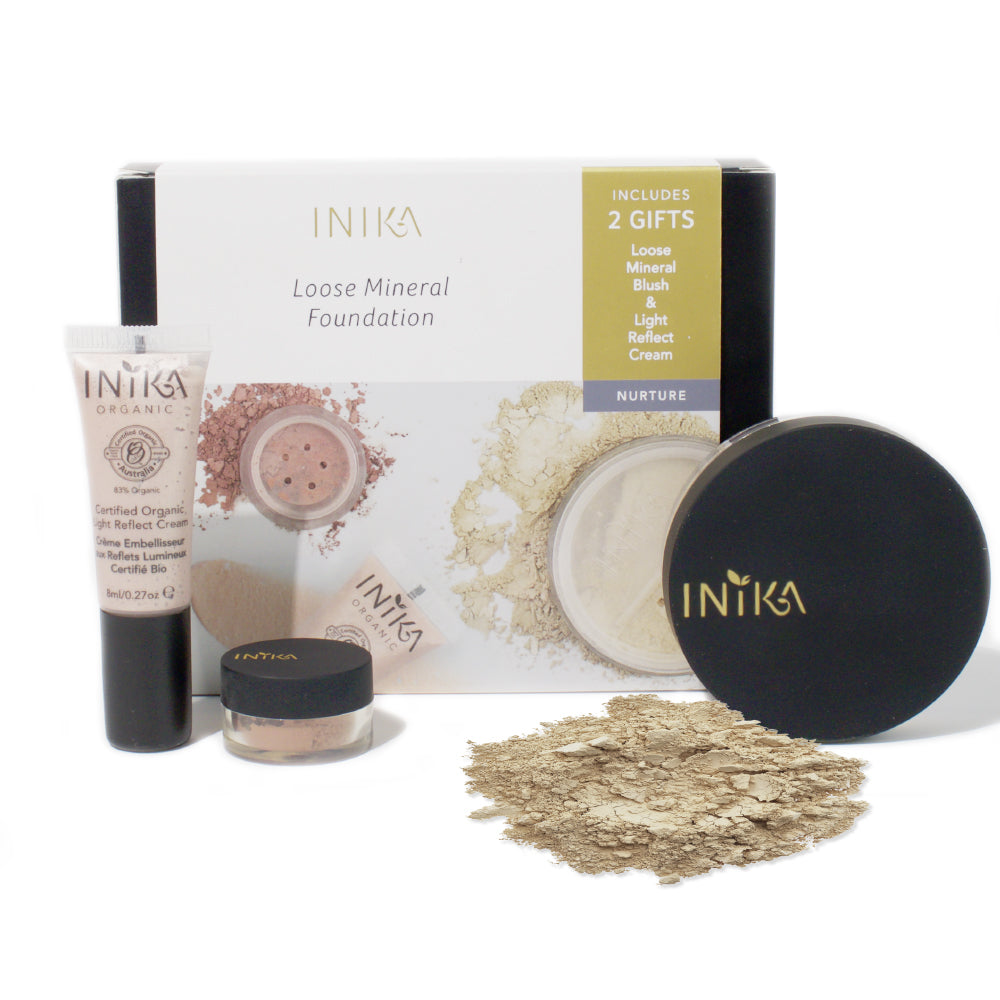 INIKA Loose Mineral foundation kit