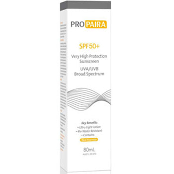 Propaira SPF50+ High Protection Sunscreen Lotion 80ml